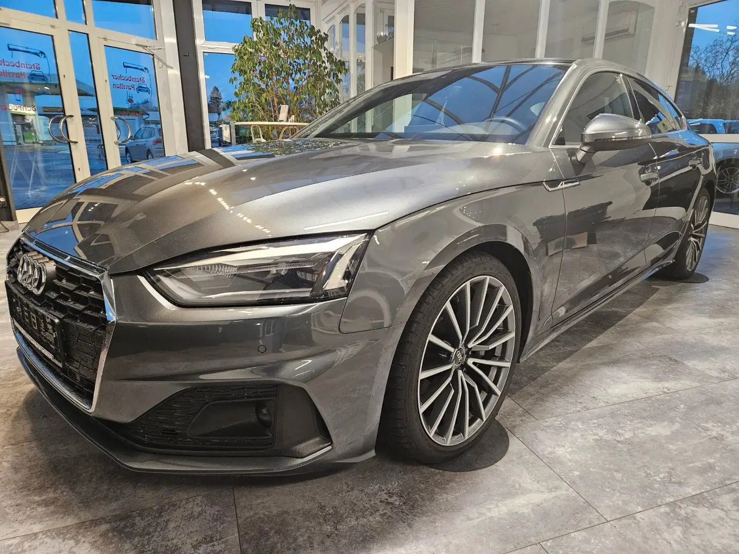 Audi A5 Sportback 50 TDI quattro S-LINE AHK PANO B&O Gris - 1