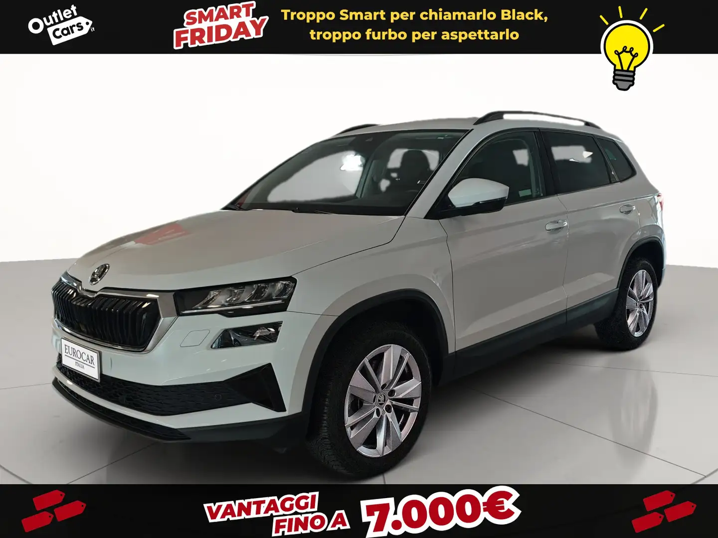 Skoda Karoq 1.5 tsi selection dsg Blanc - 1