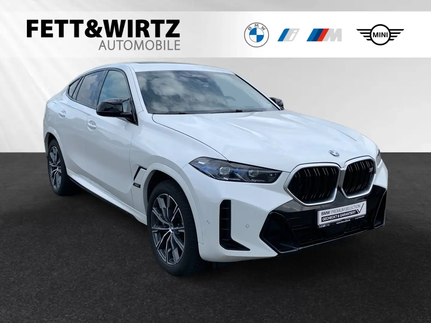 BMW X6 M60i xDrive Lr. 809,- br. o.Anz. 39Mon/5`Km p.A. Weiß - 1