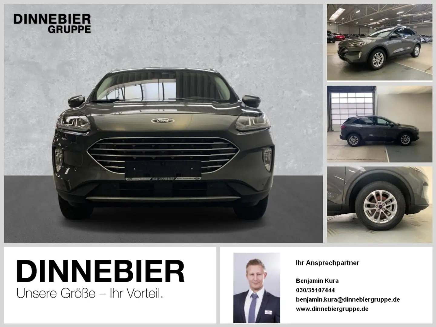 Ford Kuga Titanium 2.5l PHEV *elektr. Heckklappe* LM Grijs - 1