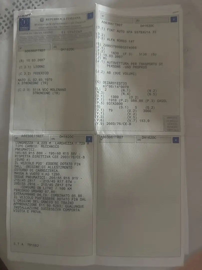 Alfa Romeo 147 5p 1.9 jtd Progression 120cv - 2