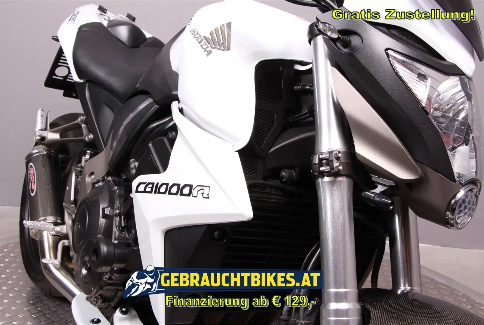 Honda CB 1000 R ABS, Mit Garantie, Teilzahlung möglich! Biały - 2
