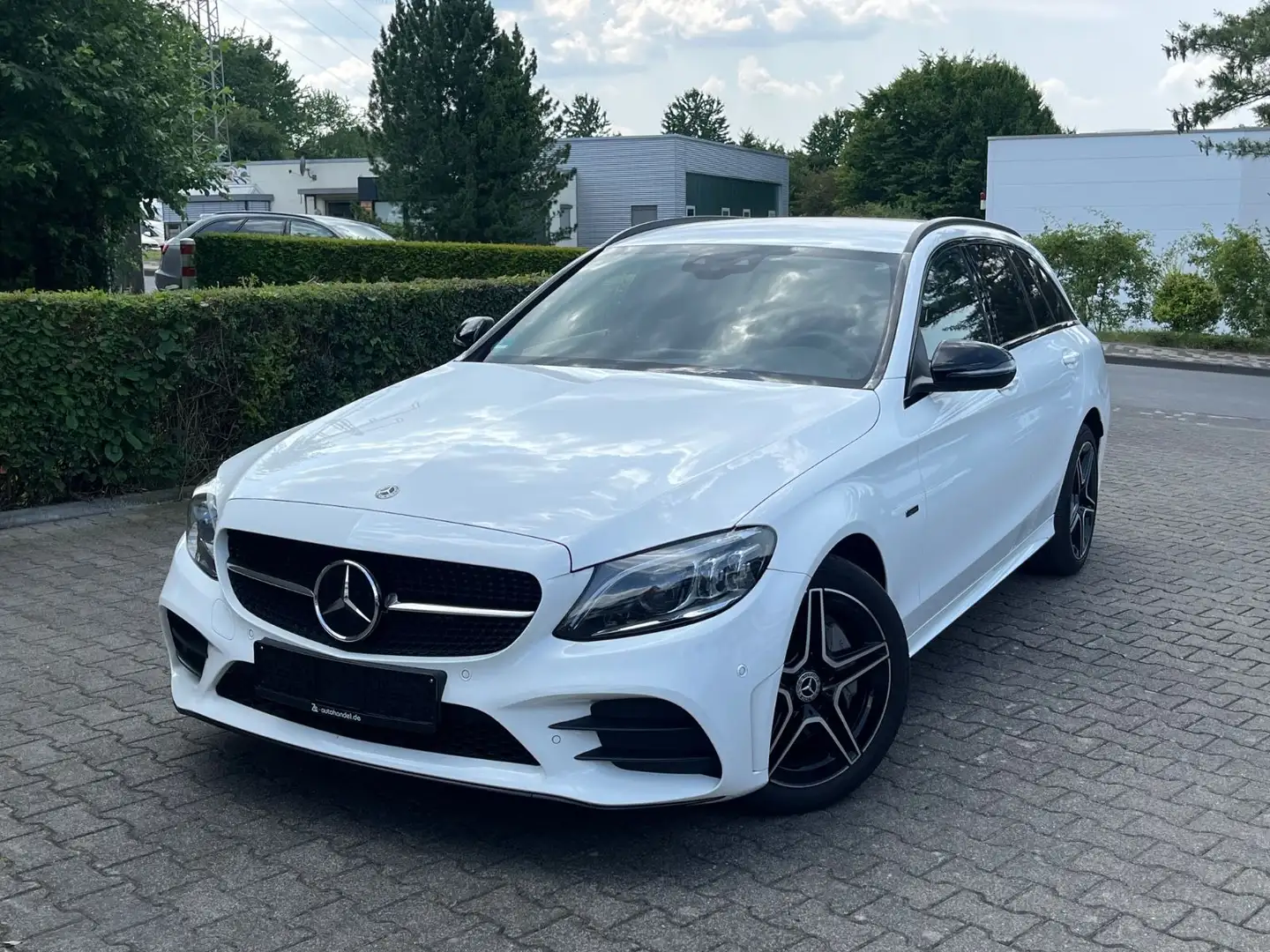 Mercedes-Benz C 300 de T AMG Night Edition LED AHK Widescreen Blanc - 1
