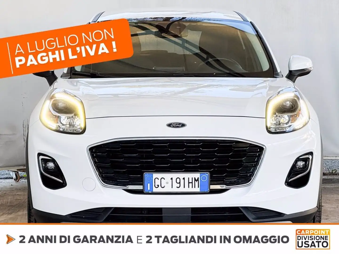 Ford Puma 1.0 ecoboost h titanium s&s 125cv Bianco - 2