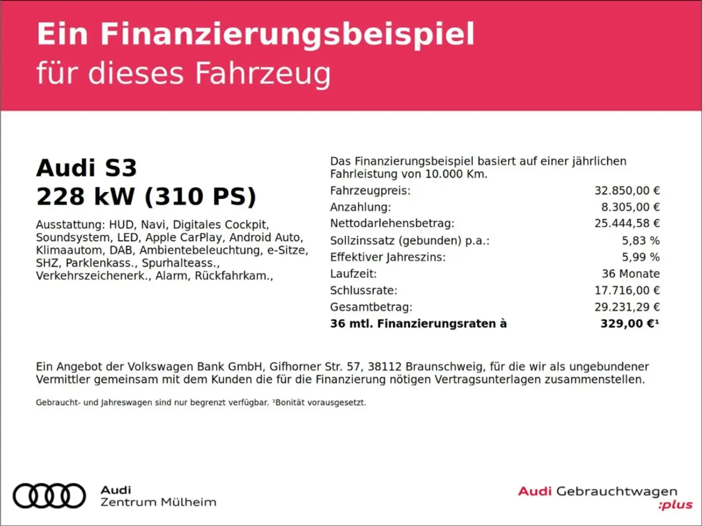 Audi S3 Lim. 2.0 TFSI quattro Navi Matrix LED virtual Blanco - 2
