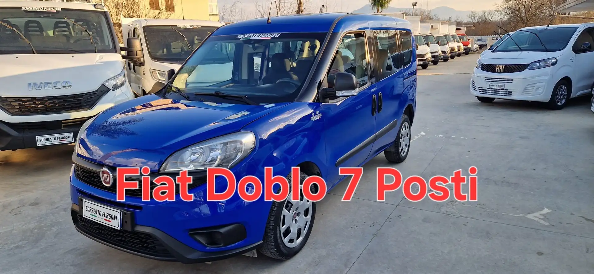 Fiat Doblo 7 POSTI 1.6 MJT 120 CV AUTOVETTURA -2019 Bleu - 2