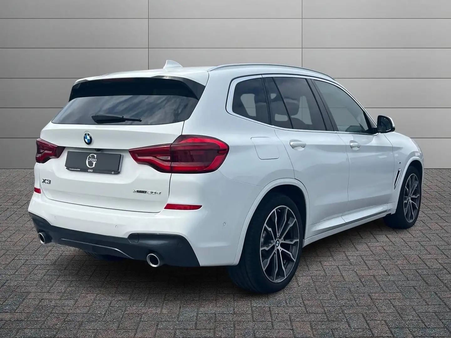 BMW X3 xdrive20d mhev 48V Msport auto Bianco - 2