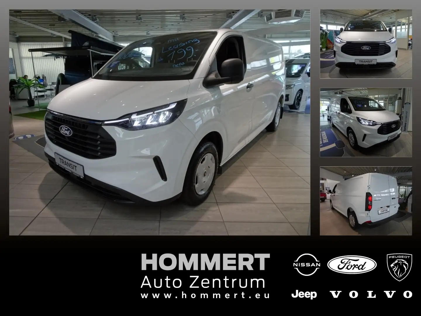 Ford Transit Custom Kasten Trend 280 L2 AHK*NAVI*SHZ Weiß - 1