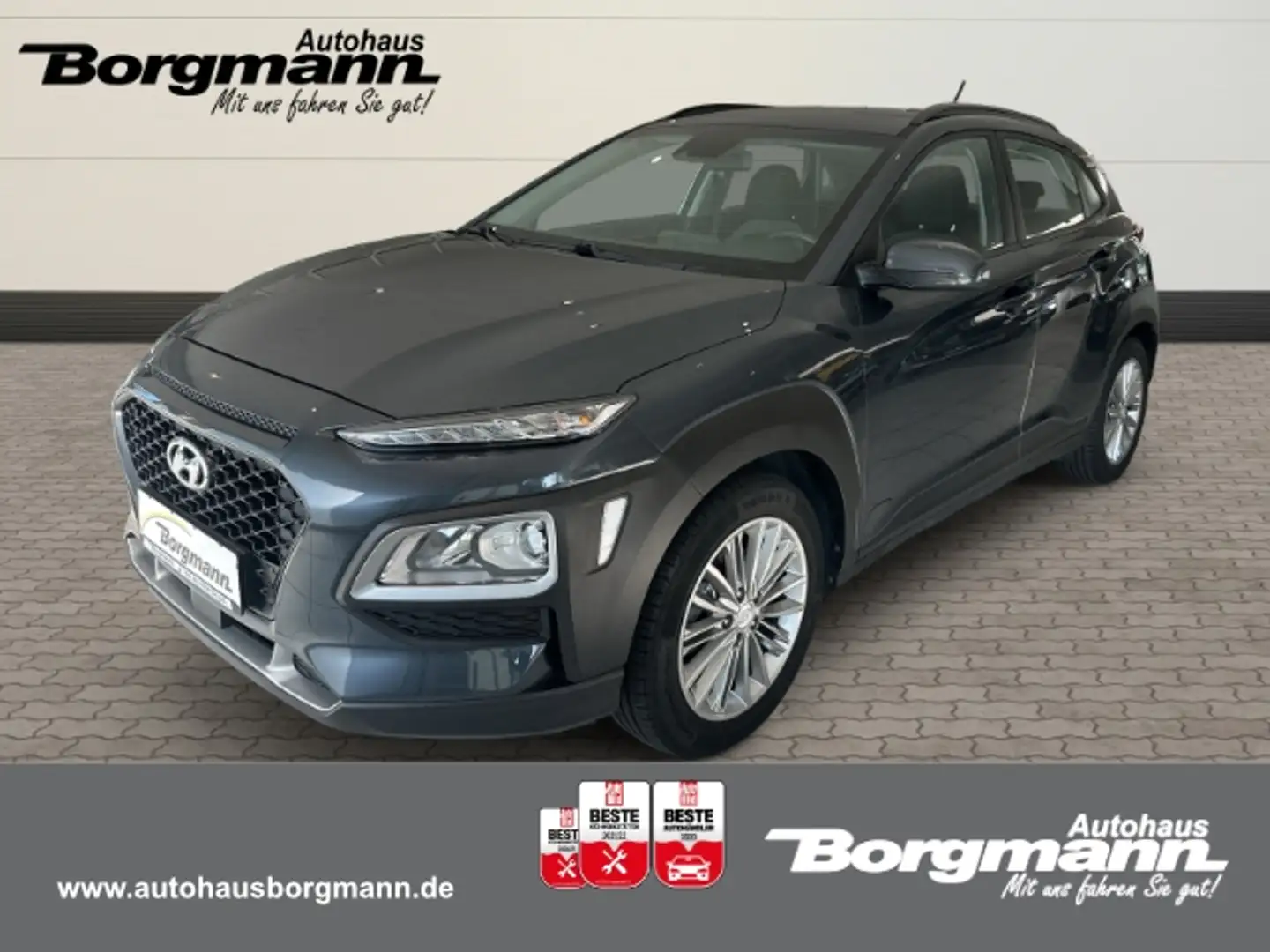 Hyundai KONA Trend 1.0 - Krell - Navi - Carplay Gris - 1