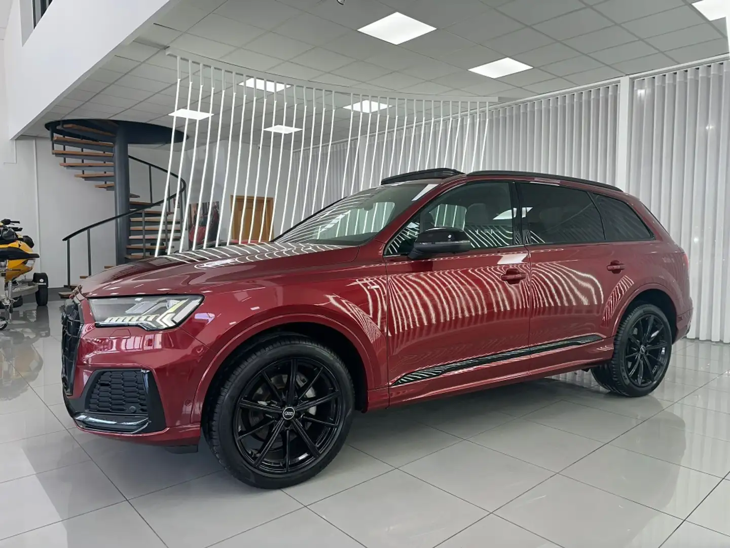 Audi Q7 45 TDI Black line plus quattro Paars - 2