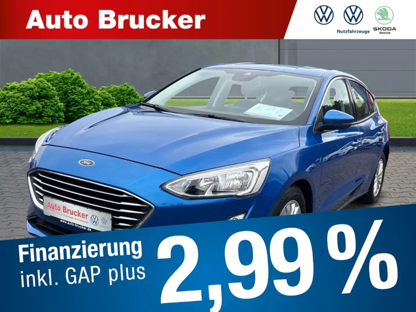 Ford Focus Titanium 1.5 EcoBlue+Sportsitze+Beheizbare Frontsc Blue - 1