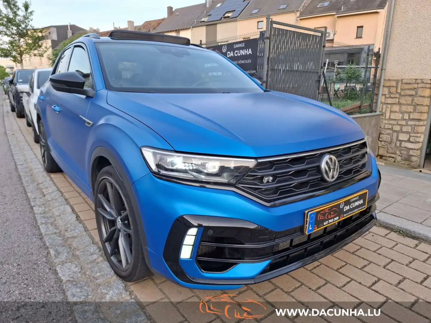 Volkswagen T-Roc 2.0 TSI R 4Motion DSG, AKRAPOVIC, PANORAMIQUE, COC Bleu - 1