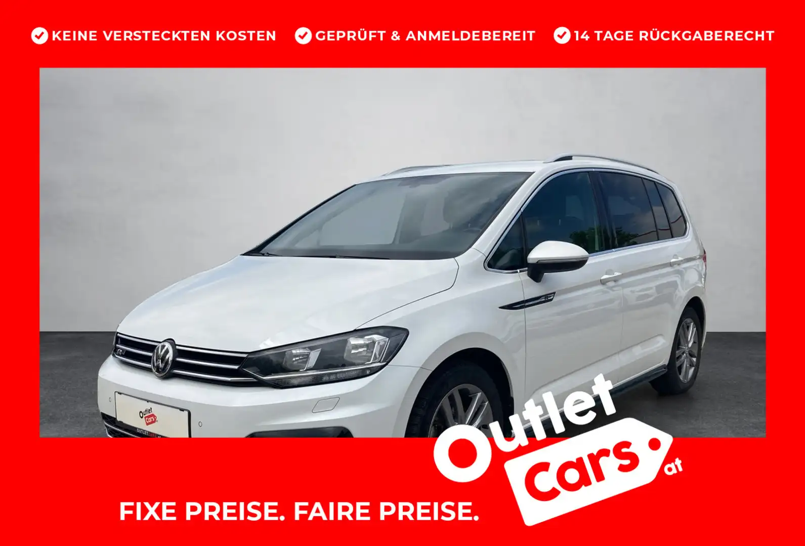 Volkswagen Touran Highline TDI SCR Weiß - 1
