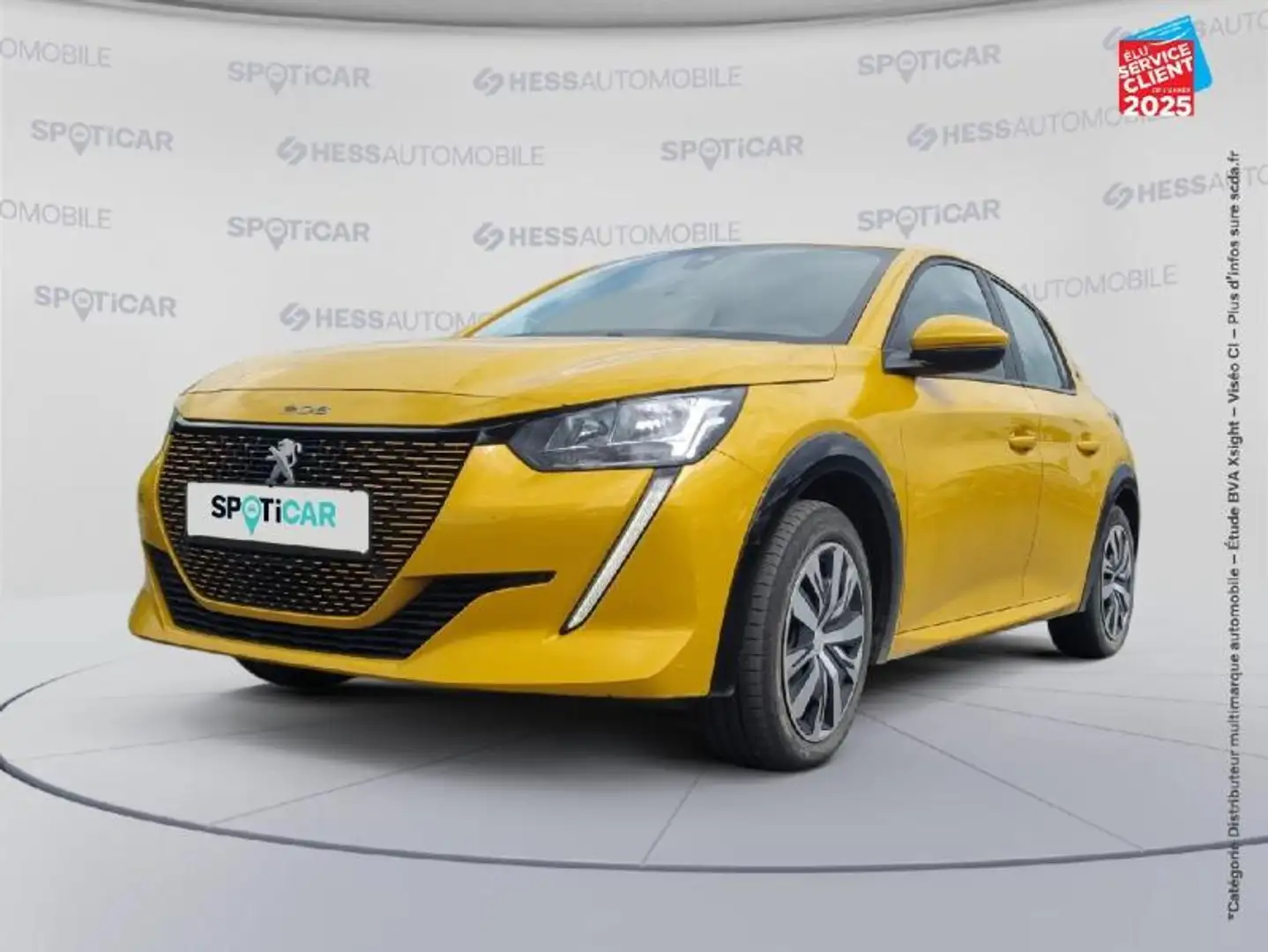 Peugeot e-208 e-208 136ch Active Jaune - 1