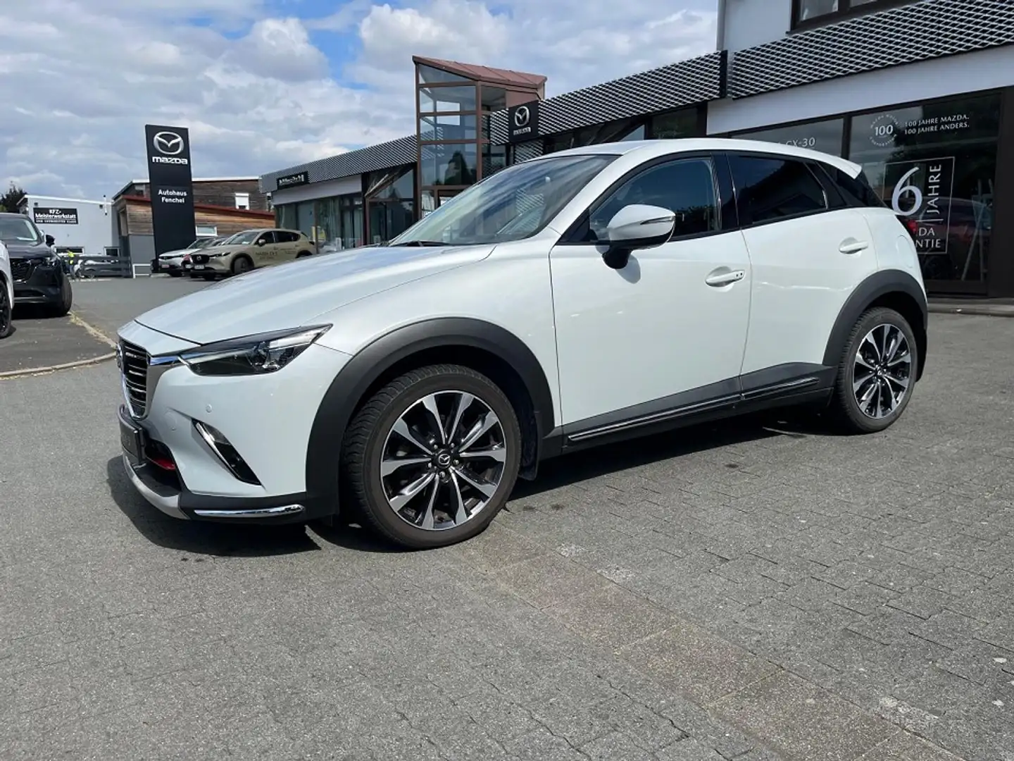Mazda CX-3 SKYACTIV-G Selection,DUK-P,Allwetterreifen,Navi Se Bianco - 2