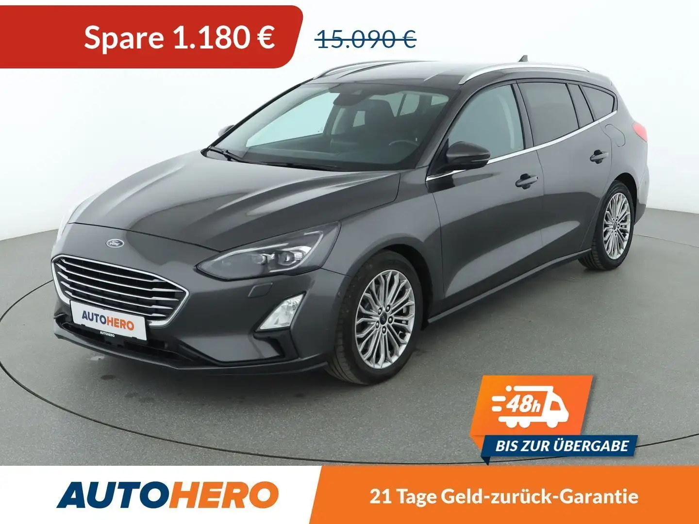 Ford Focus 2.0 TDCi EcoBlue Titanium*LED*NAVI*TEMPO*CAM*PDC* Grau - 1