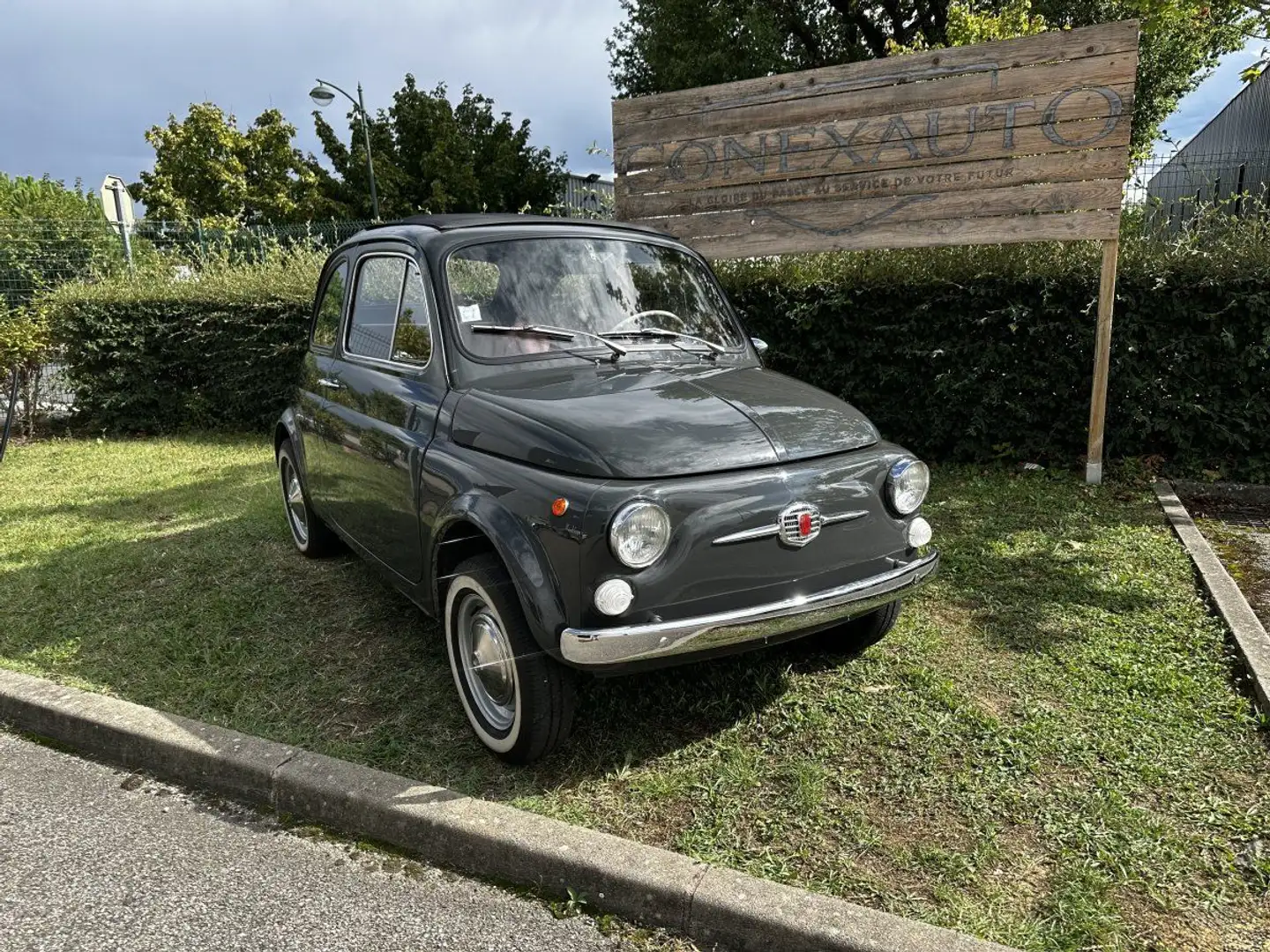 Fiat 500 500F Nuova découvrable 1966 Gris - 1