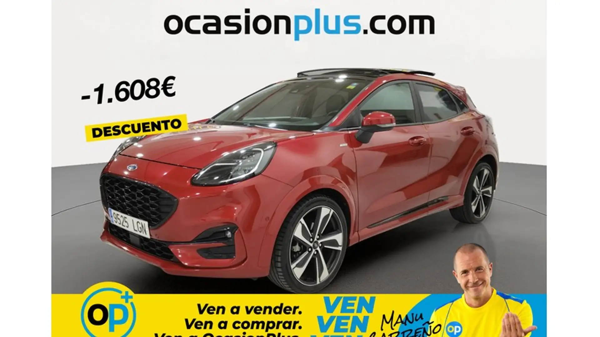 Ford Puma 1.0 EcoBoost MHEV ST-Line X 155 Rojo - 1