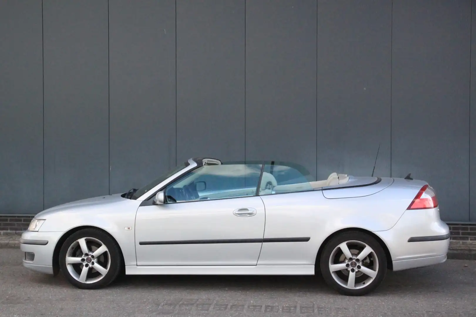 Saab 9-3 Cabrio 1.8t Vector Xenon/Leer/Navigatie/Parkeersen Grigio - 2