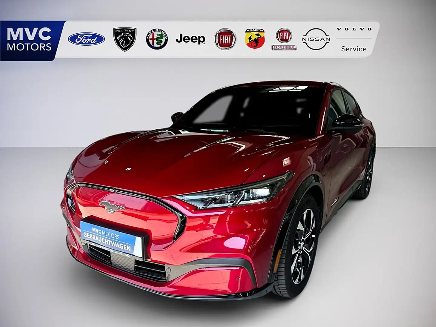 Ford Mustang Mach-E Elektro 91kWh Extended Range Premium Rouge - 1