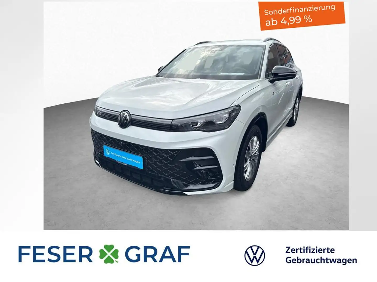 Volkswagen Tiguan R-Line 1,5 R-L BT110eTSID7F Weiß - 1
