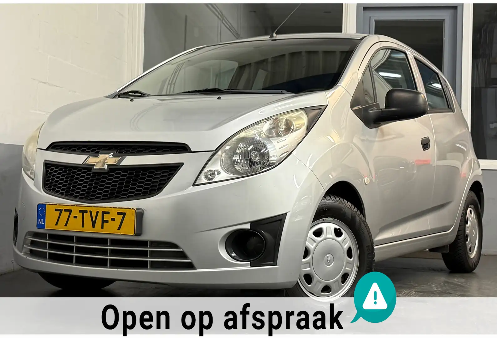 Chevrolet Spark 1.0 16V LS Bi-Fuel|NAP|NweAPK|Airco|5Deurs|LPG G3| Gris - 1