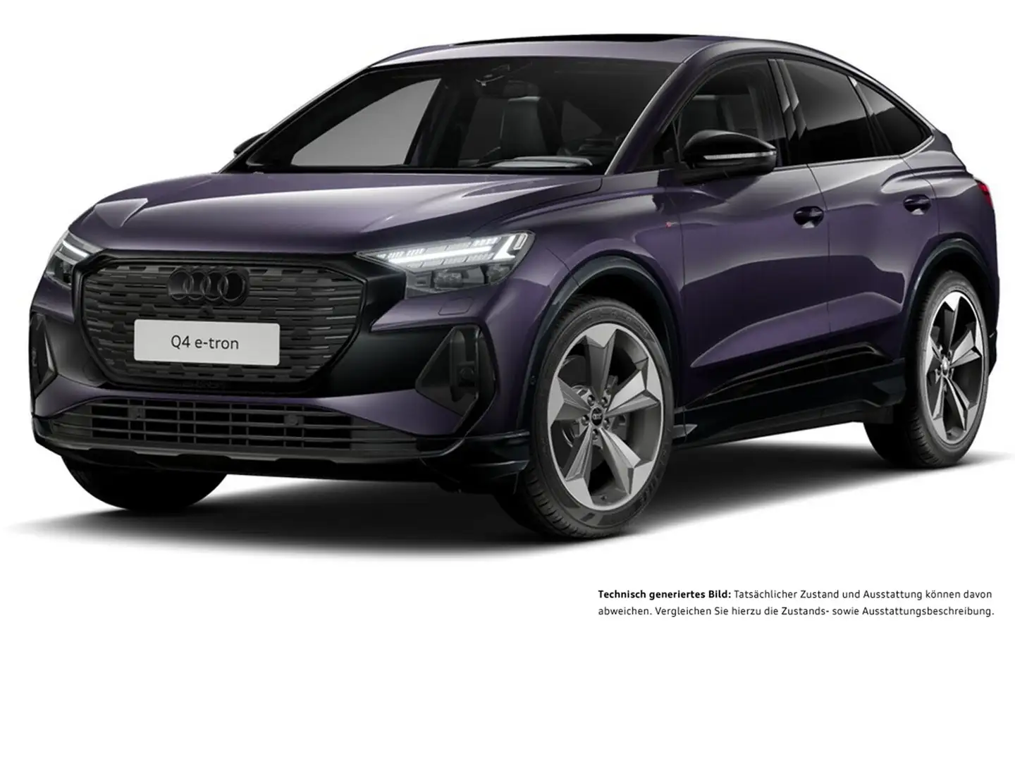 Audi Q4 e-tron Sportback 45 quattro S LINE PANO LM21 Violett - 2