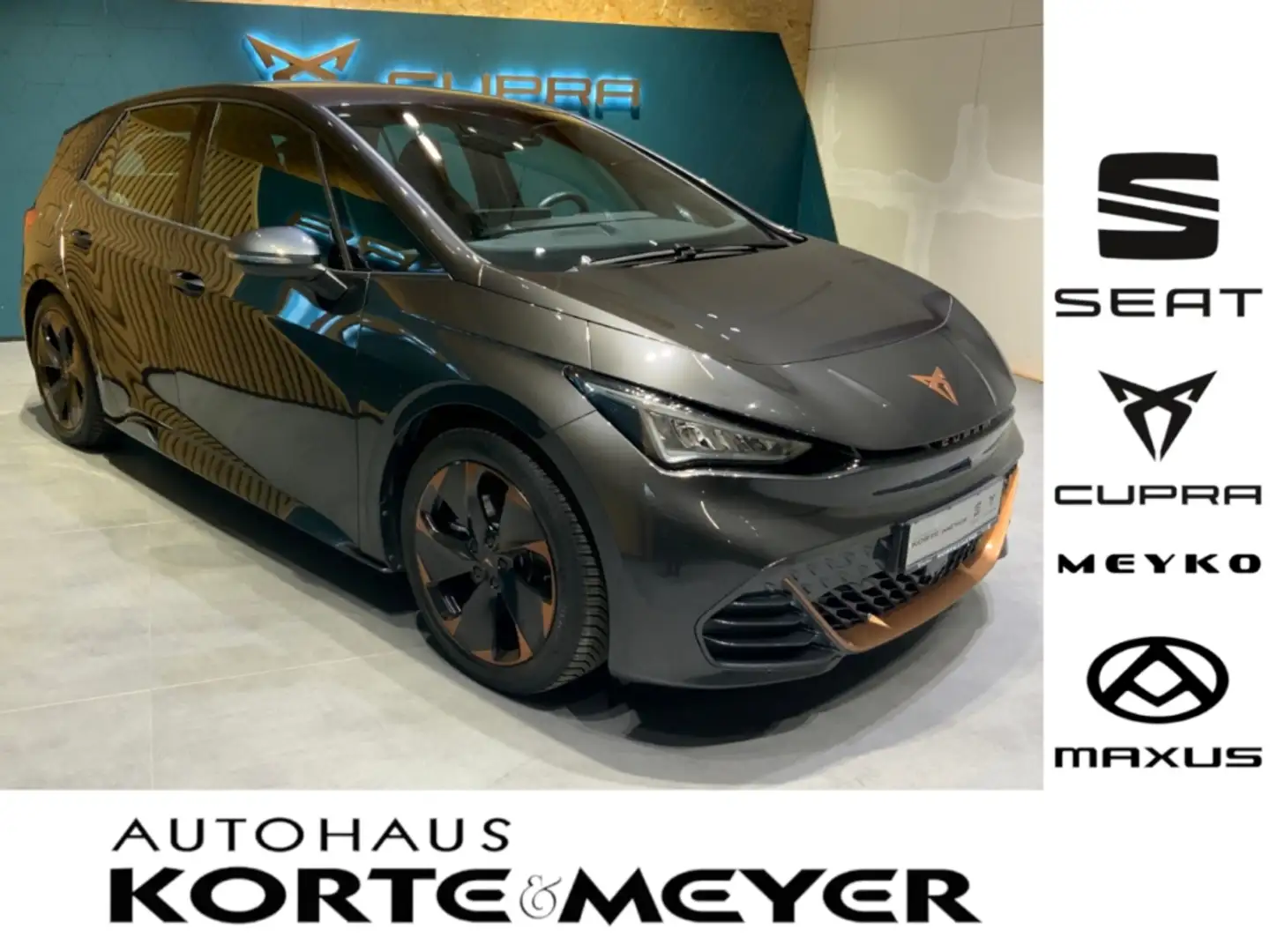 CUPRA Born 150kW 62kWh+ACC+Navi +DAB+Sitzhzg Grau - 1