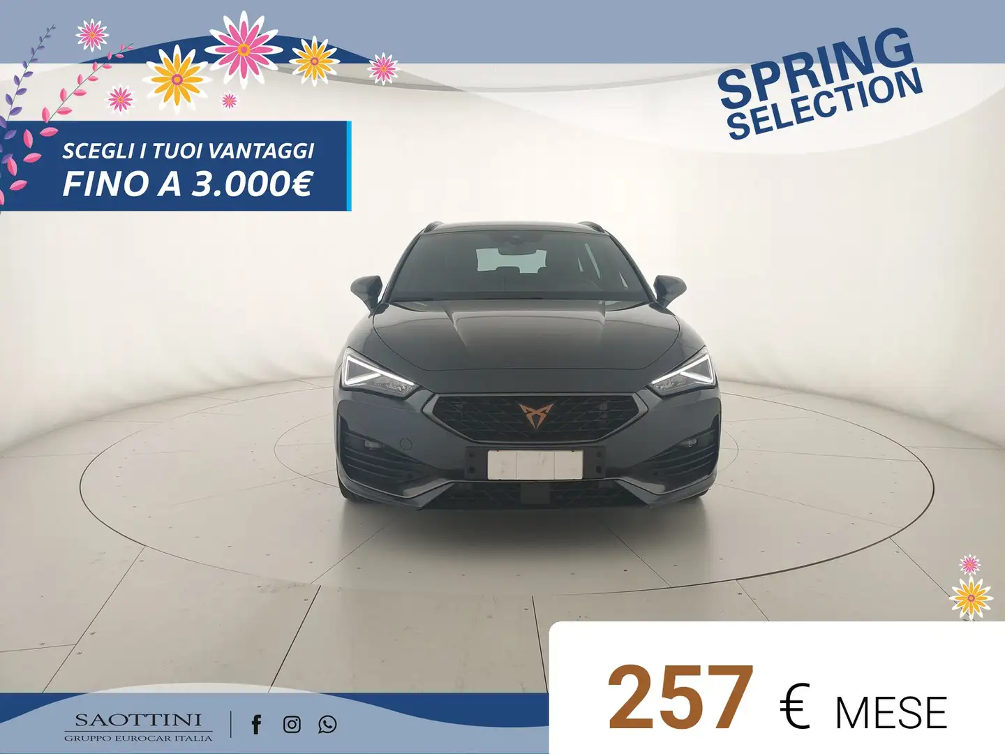 CUPRA Leon 1.5 Hybrid 150 CV DSG Grigio - 2