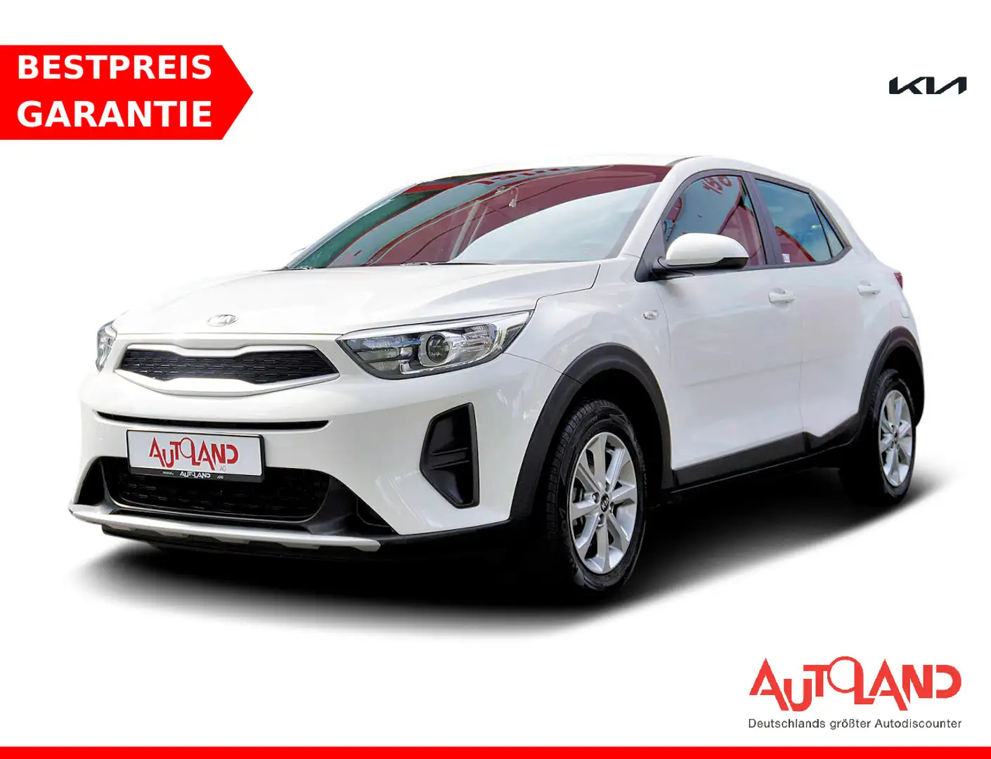 Kia Stonic 1.2 Edition 7 Klima Android Apple USB Weiß - 1