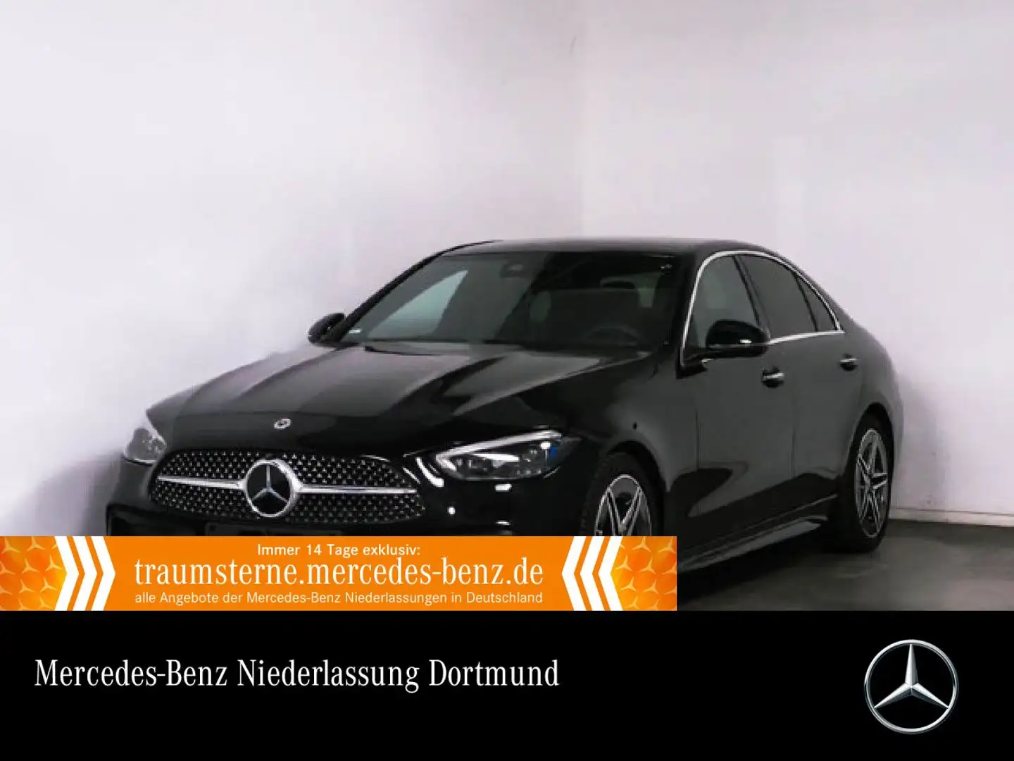 Mercedes-Benz C 180 AMG+PANO+360+STHZG+BURMESTER+SITZKLIMA+9G Schwarz - 1