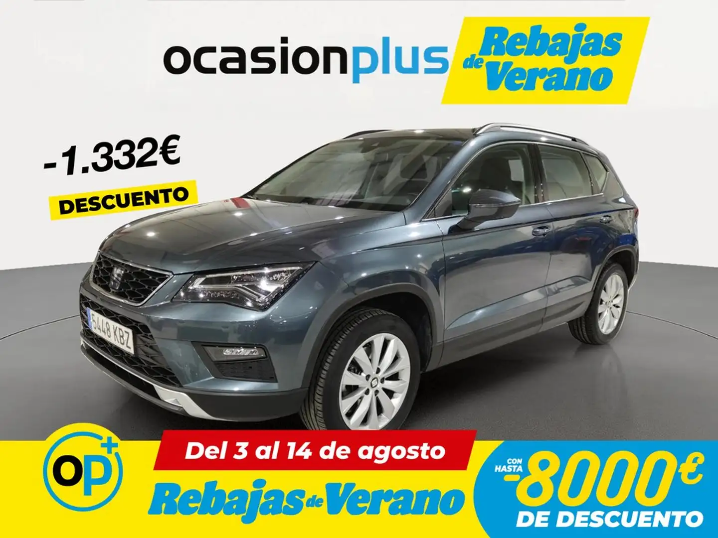 SEAT Ateca 1.6TDI CR S&S Ecomotive Style Gris - 1