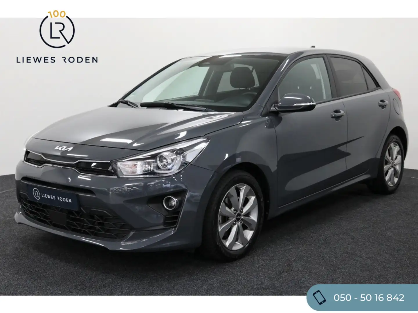 Kia Rio 1.0 T-GDi MHEV DynamicPlusLine Grijs - 1