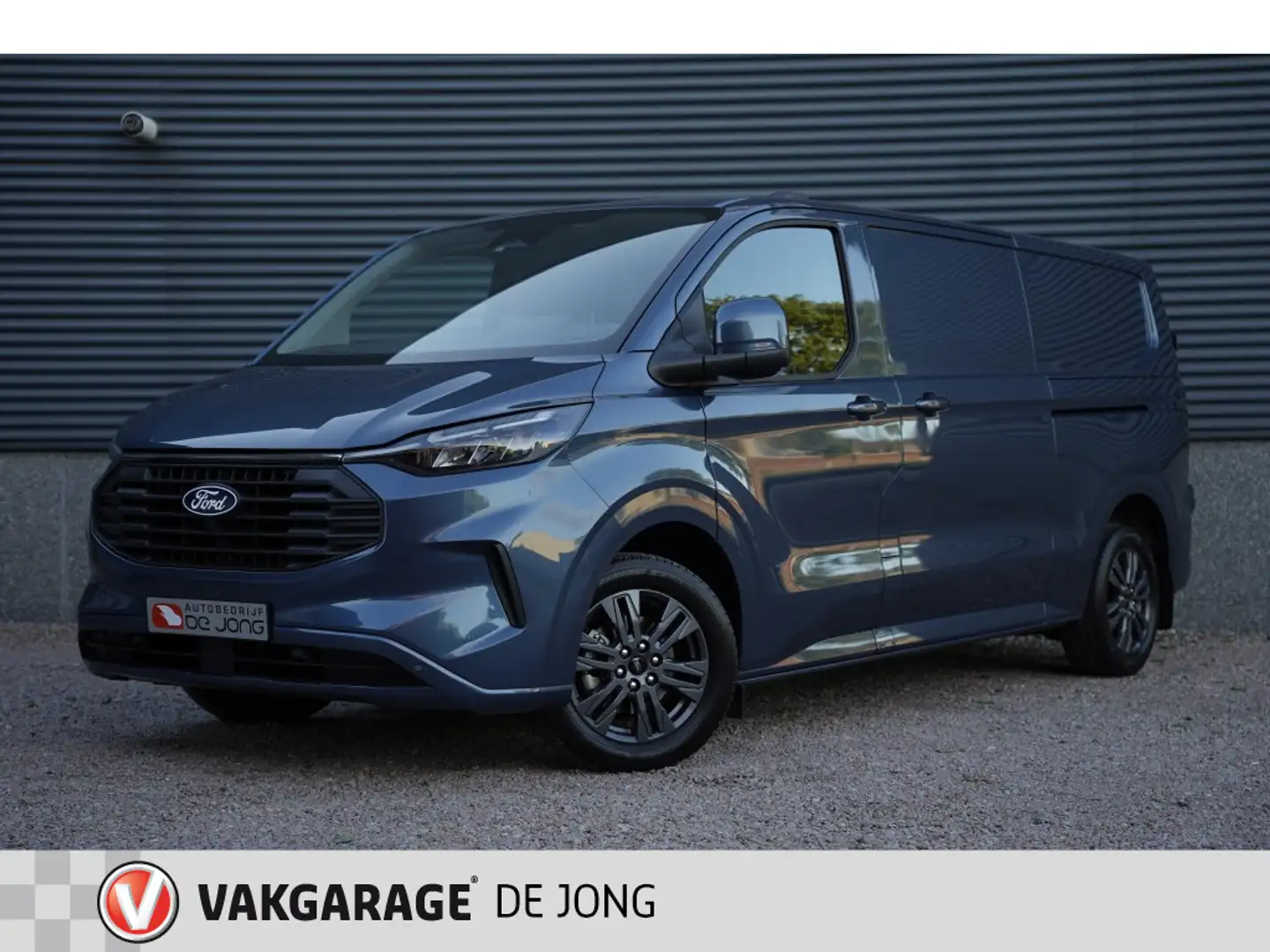 Ford Transit Custom 300 2.0 TDCI L2H1 LIMITED | Trekhaak | 2x Schuifde Blauw - 1