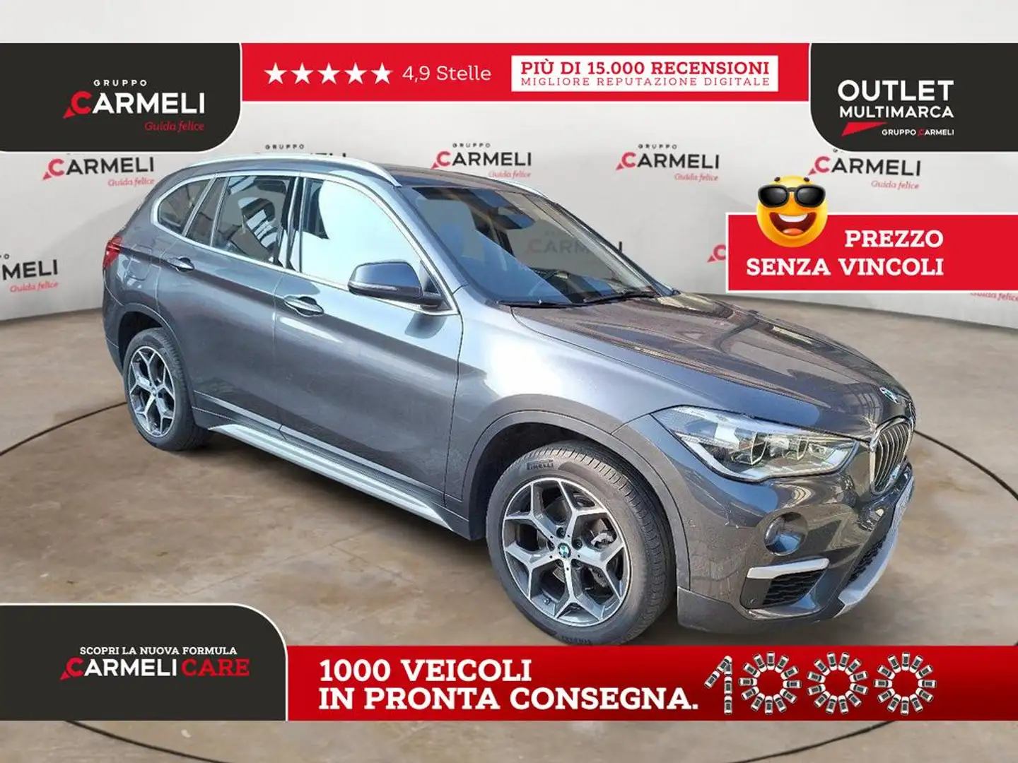 BMW X1 sdrive18d xLine auto my18 Grijs - 1