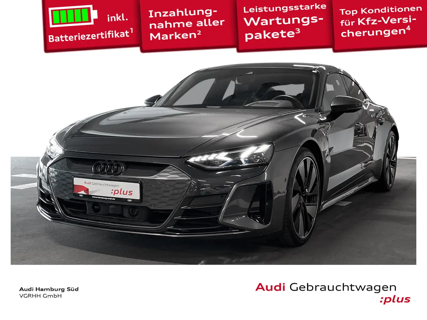 Audi e-tron GT SPORTSITZ-PRO/MATRIX/B&O/ACC Grijs - 1