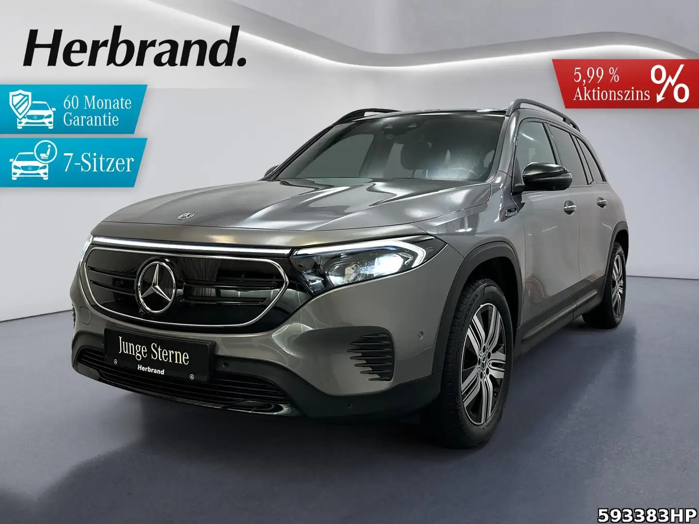 Mercedes-Benz EQB 300 4M Electric Art 7-Sitzer Pano 360° Night Gri - 1
