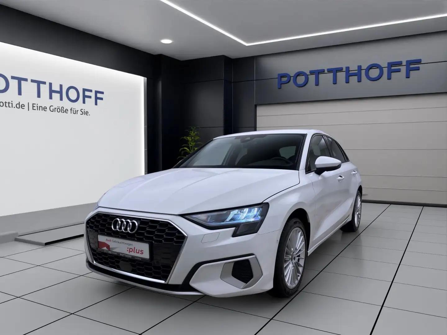 Audi A3 30 TDI ADVANCED NAVI VIRTUAL SITZHZ Weiß - 1