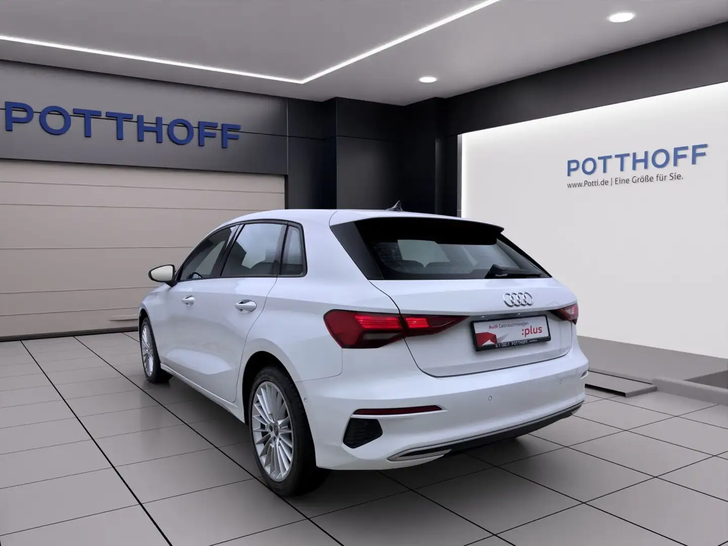 Audi A3 30 TDI ADVANCED NAVI VIRTUAL SITZHZ Weiß - 2