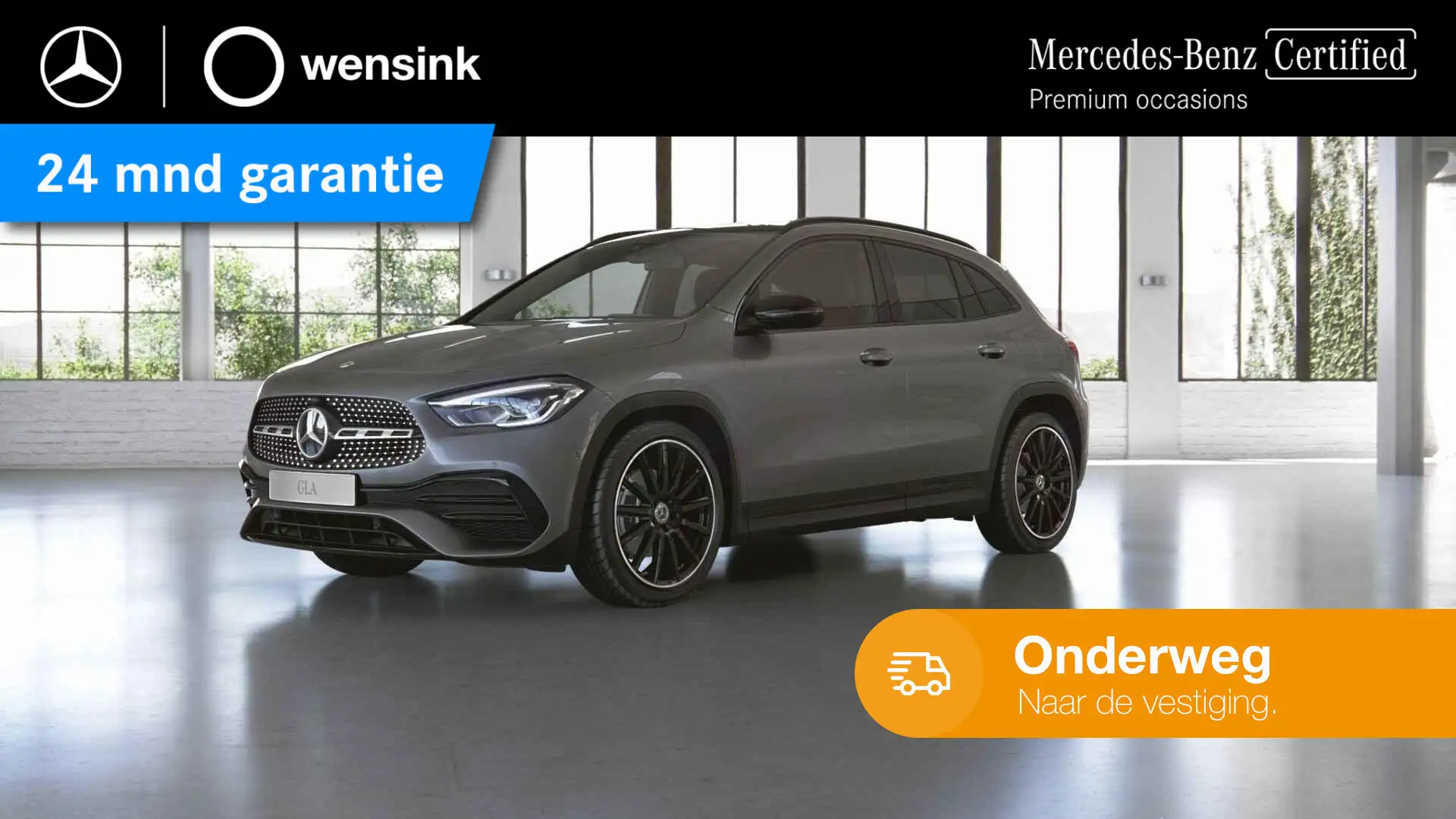 Mercedes-Benz GLA 200 AMG Line | Night | Panoramadak | Widescreen | Acht Grijs - 1