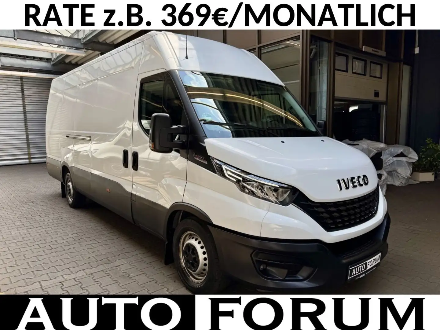 Iveco Daily 3.0D V6 L4H2 4100 AUTOMAT CAM ACC AHK 3,5t Weiß - 1