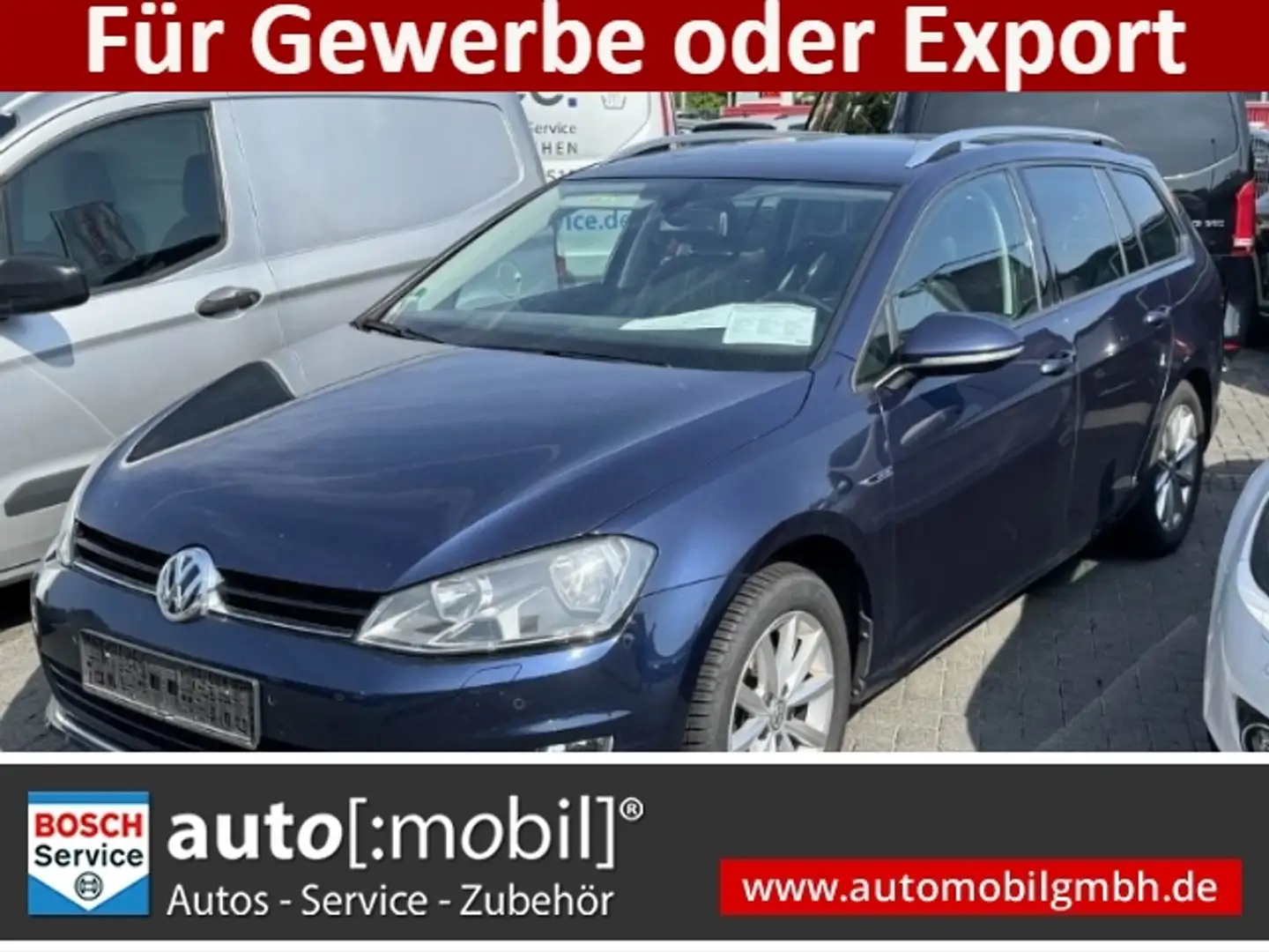 Volkswagen Golf Variant VII 1.6TDI LOUNGE+ANHÄNGEKUPPLUNG+RÜCKFAHRKAMERA plava - 1