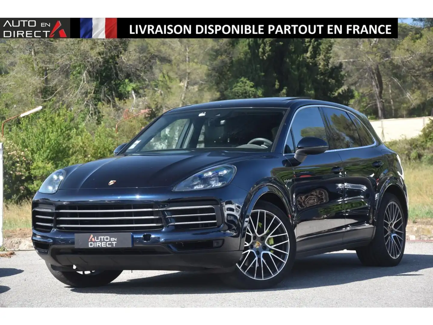 Porsche Cayenne Cayenne 3.0i V6 - 462 - BVA Tiptronic S -  E-Hybri Bleu - 1