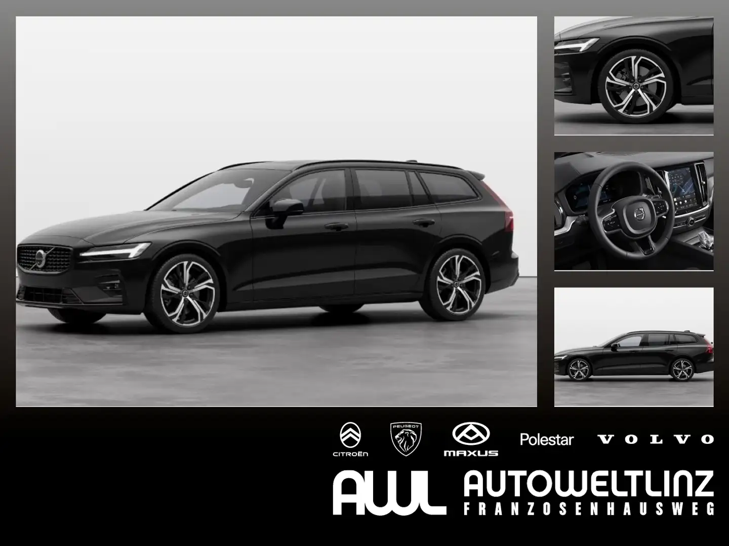 Volvo V60 B4 MHEV Ultra Dark Family Sonderaktion Schwarz - 1
