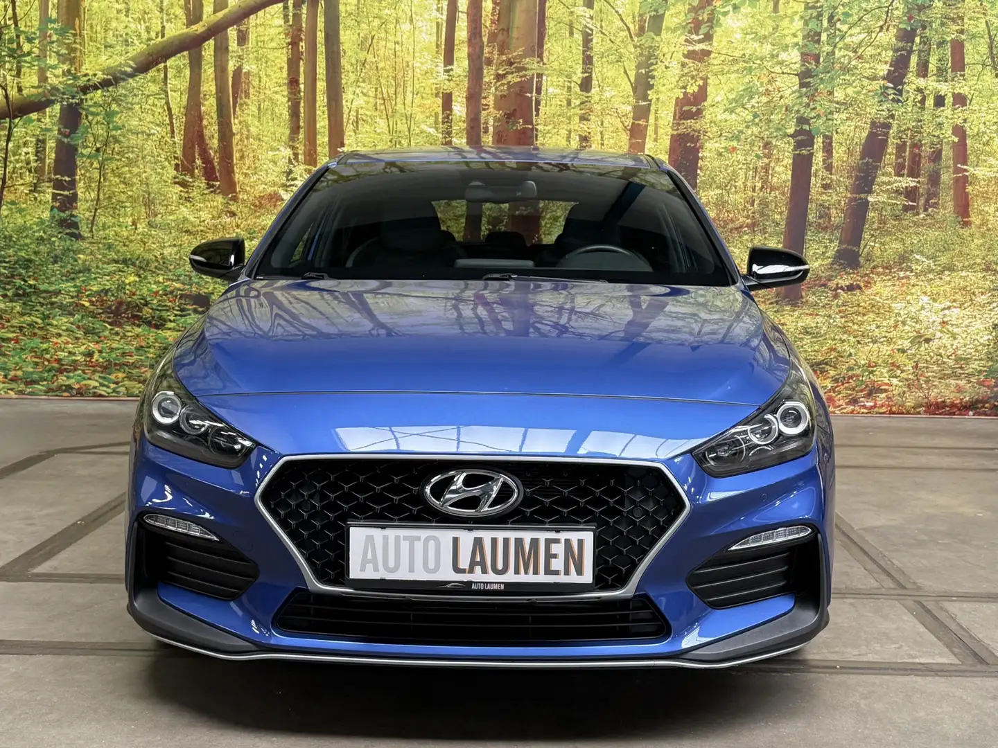 Hyundai i30 1.4 T-GDI N-Line 140 PK Elek. Stoelen Leder Alcant Bleu - 2