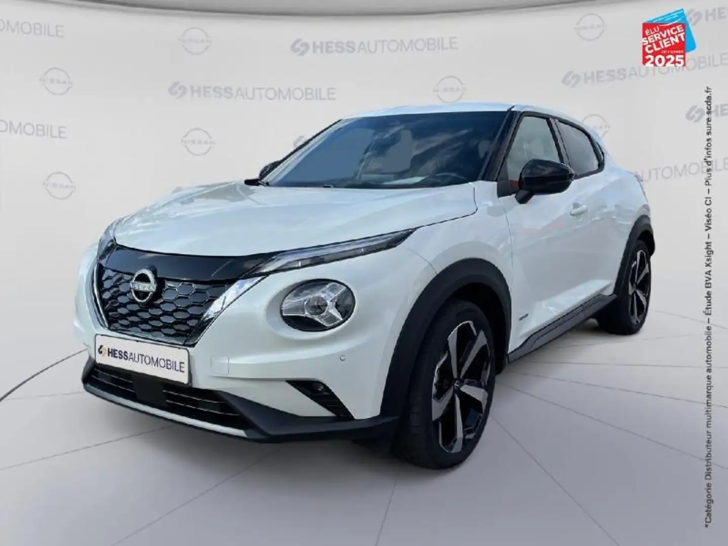 Nissan Juke 1.6 Hybrid 143ch Tekna 2023.5 Sieges cuir Camera Bose Blanc - 1