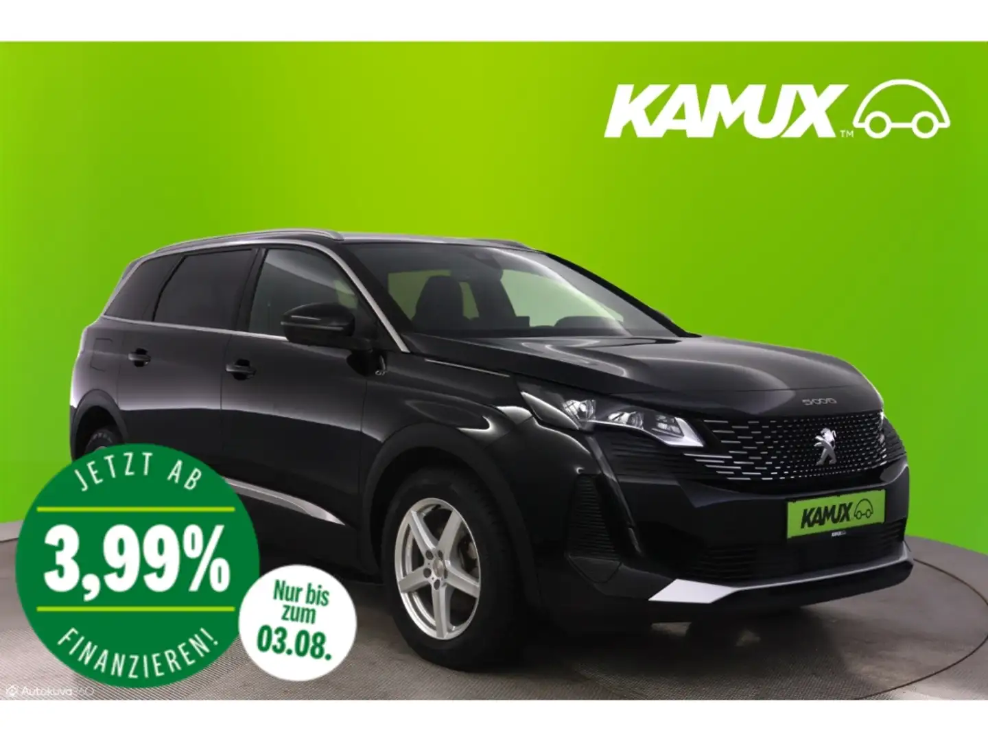 Peugeot 5008 1.2PureTech Aut.GT+LED+NAVI+VIRTUAL+7-SITZE Schwarz - 1