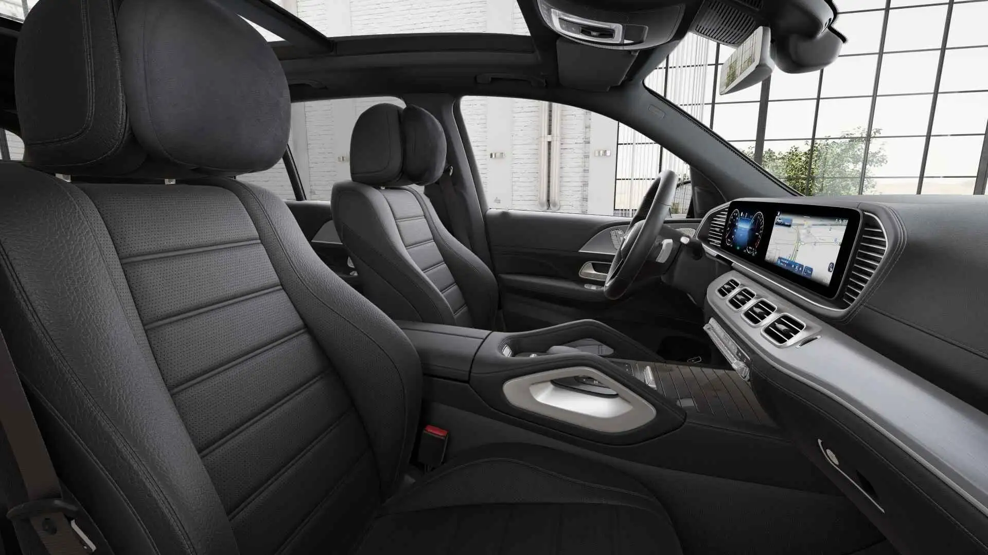 Mercedes-Benz GLE 400 E 4Matic AMG Line | Panoramisch Dak | Trekhaak |Di Grijs - 2