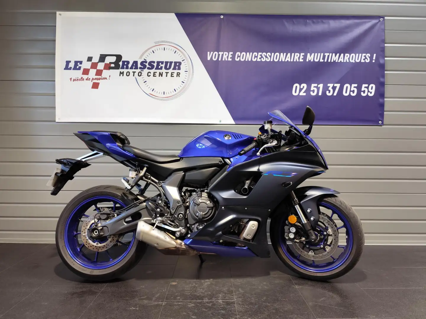 Yamaha YZF-R7 Bleu - 1