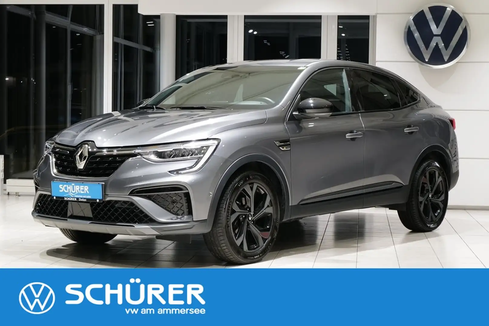 Renault Arkana 1.3TCe 160 R.S. Line Navi RKam Leder Keyless Ca... Gris - 1